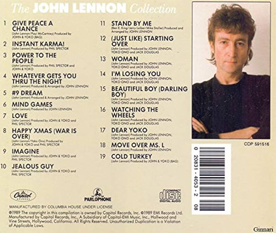 The John Lennon Collection - : Amazon.de: Musik-CDs & Vinyl