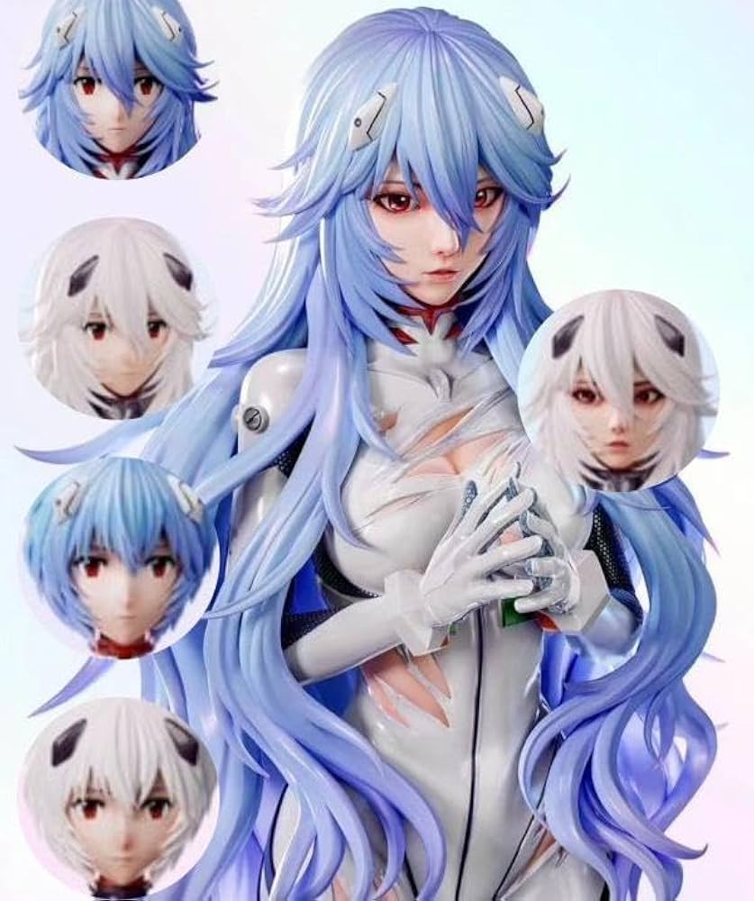 Amazon.co.jp: 綾波レイ あやなみレイ フィギュア 1/7スケール 塗装