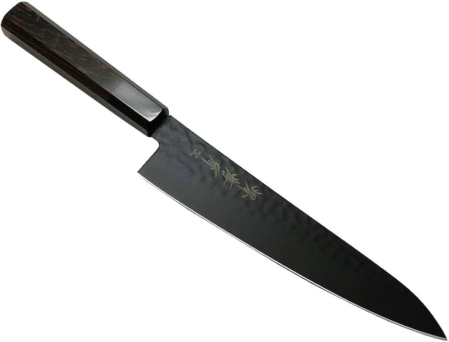 Amazon | 堺孝行(Sakai Takayuki) 【黒影 牛刀210】V金10号鎚目フッ素