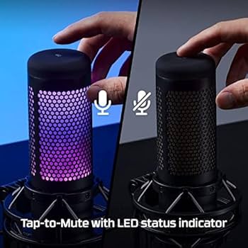 Amazon.com: HyperX QuadCast S – RGB USB Condenser Microphone for