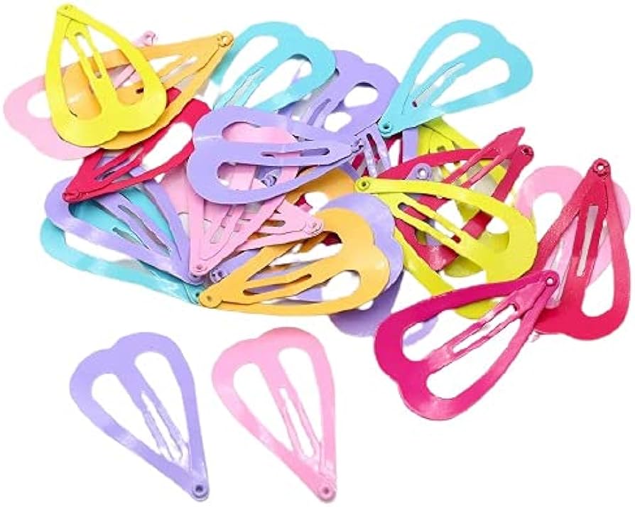 Amazon.co.jp: KUKU工房 パッチンピン ヘアクリップ 30個セット