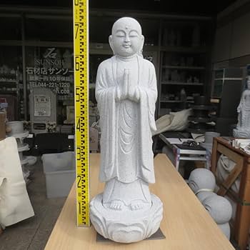 Amazon.co.jp: 地蔵 おじぞうさん 総高70cm お地蔵 2尺 お地蔵様