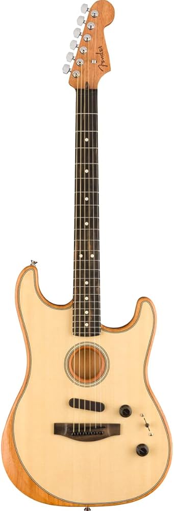 Amazon.com: Fender American Acoustasonic Stratocaster Acoustic
