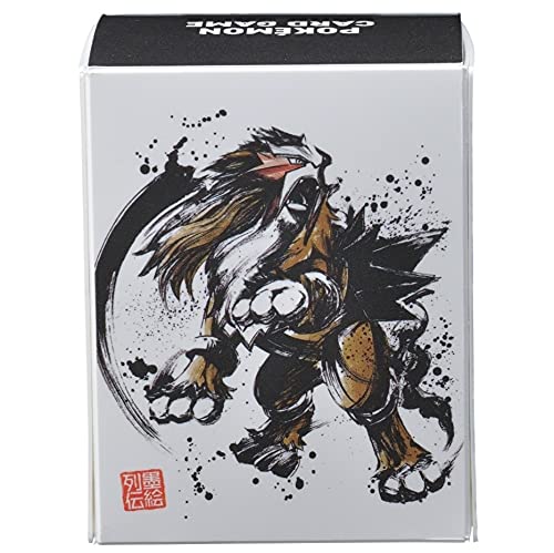 Amazon.co.jp: ポケモンカードゲーム デッキケース 墨絵列伝 エンテイ
