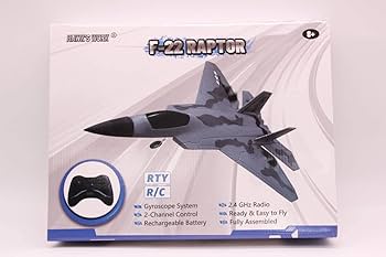 Amazon | HAWK'S WORK F-22 RAPTOR RC ラジコン 飛行機電動 フィギュア