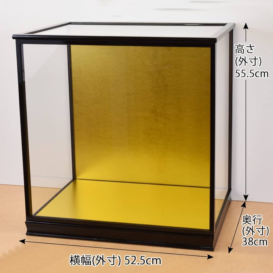 Amazon | 五月人形ケース 人形ケース 横50奥35高50cm ガラスケース