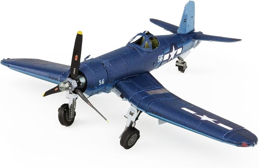 Amazon.com: Metal Earth F4U Corsair Color 3D Metal Model Kit