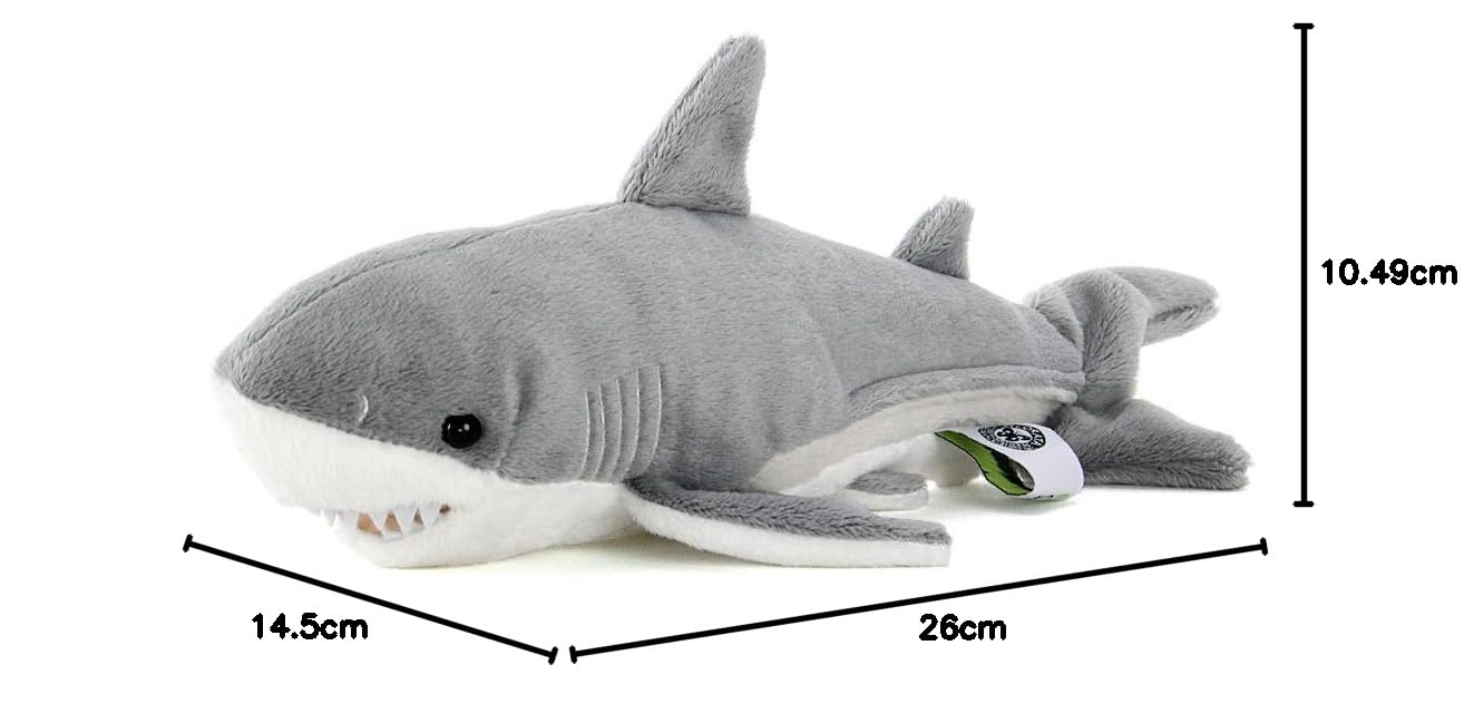 Amazon.co.jp: カロラータ ホホジロザメ ぬいぐるみ (Sサイズ/やさしい