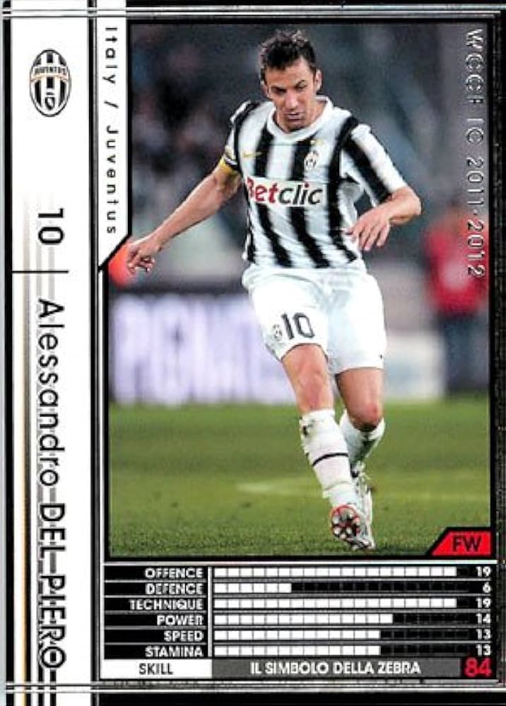 Amazon.co.jp: WCCF/11-12/ユベントス/黒/221/アレッサンドロ・デル