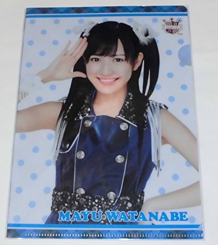 Amazon.co.jp: AKB48 CAFE&SHOP A5クリアファイル (1206) 渡辺麻友