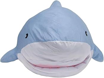 Amazon.co.jp: からだごとひんやり サメクッション ラージ サメ超巨大