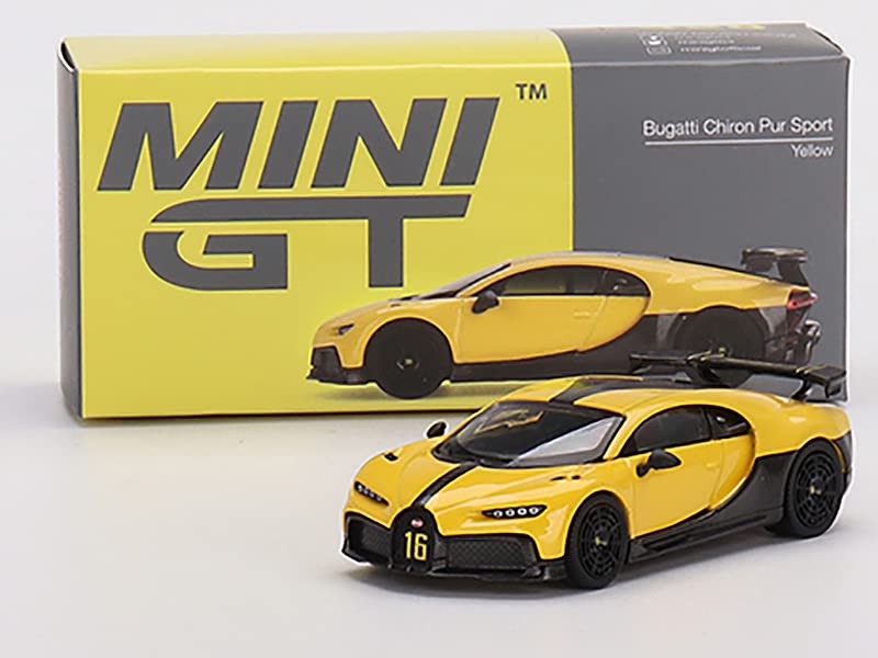 Amazon.com: Bugatti Chiron Pur Sport Yellow and Carbon Limited