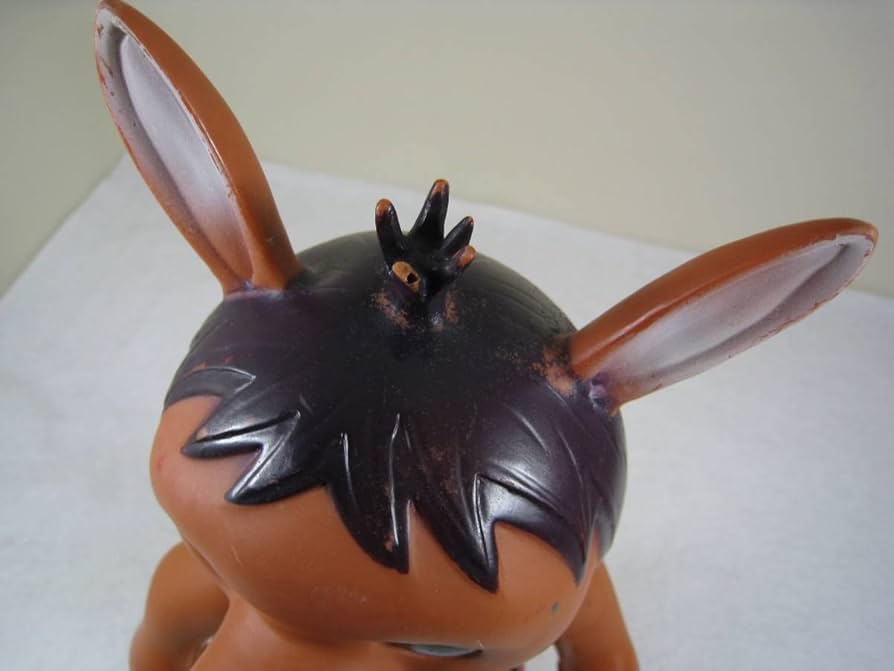 Amazon.co.jp: ニッコー ロバくん ソフビ 高さ約30㎝ 当時物 おはよう