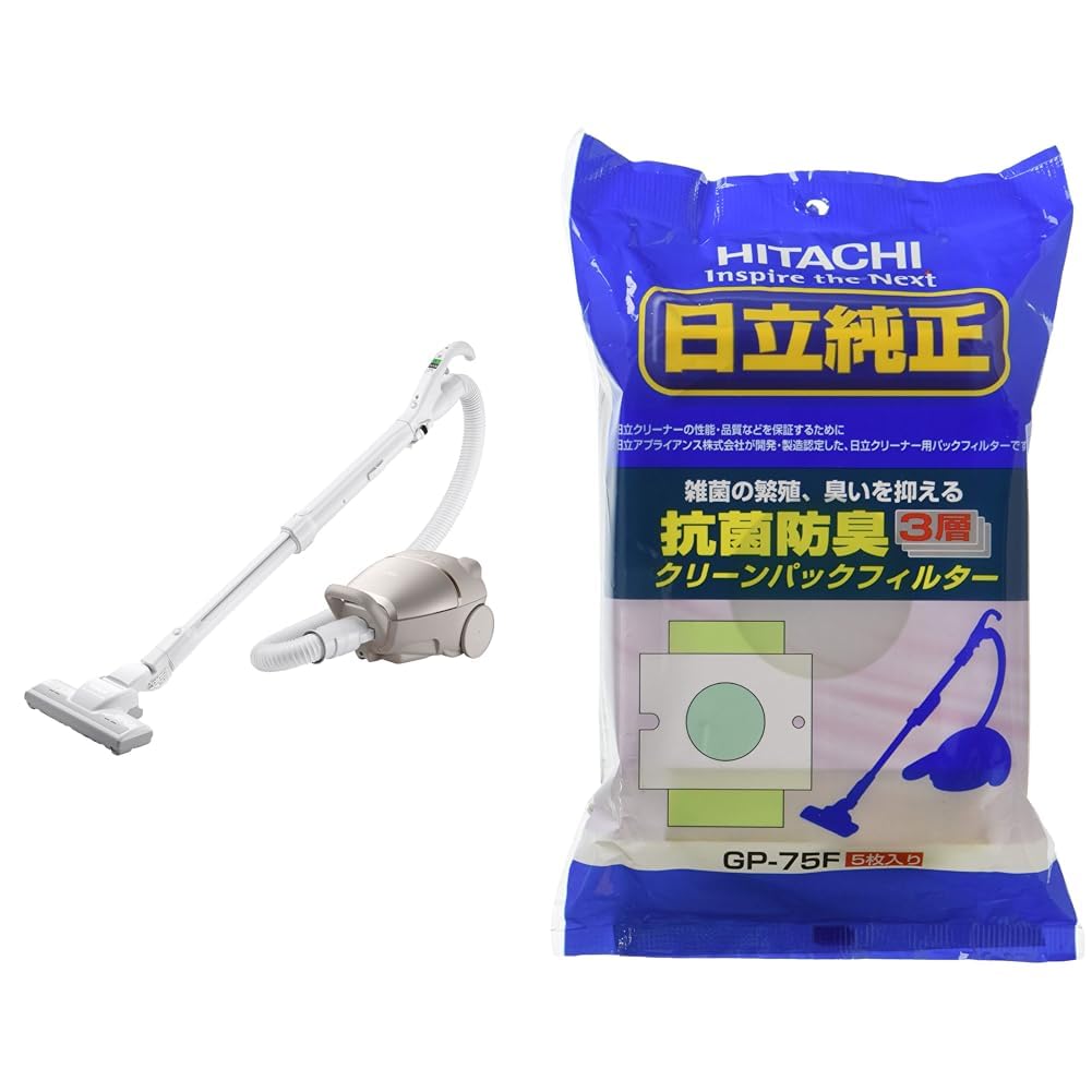 Amazon.co.jp: 【セット買い】日立 掃除機 かるパック 紙パック式