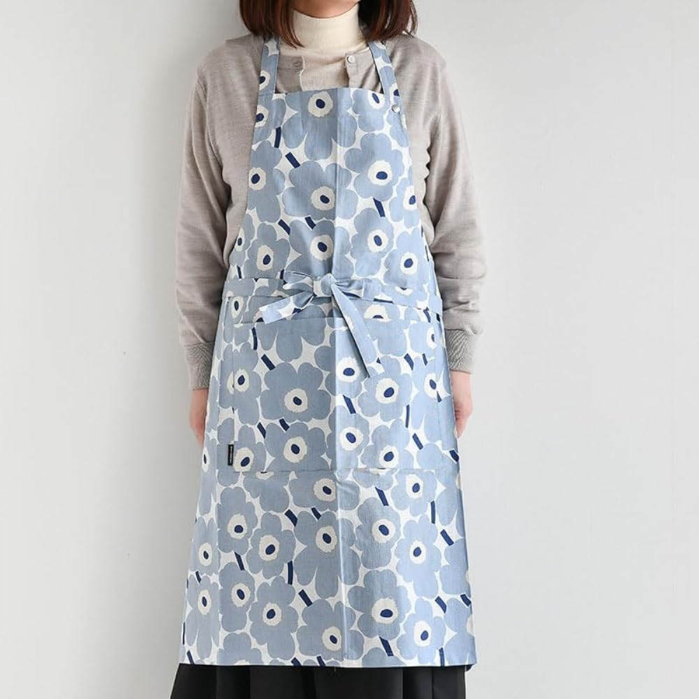 Amazon.co.jp: [マリメッコ] ミニ ウニッコ エプロン 日本限定 ブルー