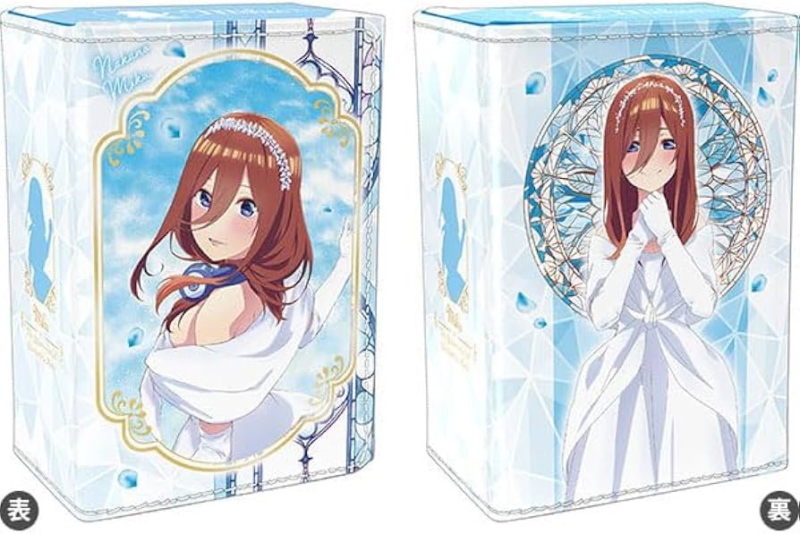 Amazon.co.jp: 合皮製デッキケースW 映画 五等分の花嫁「中野 三玖