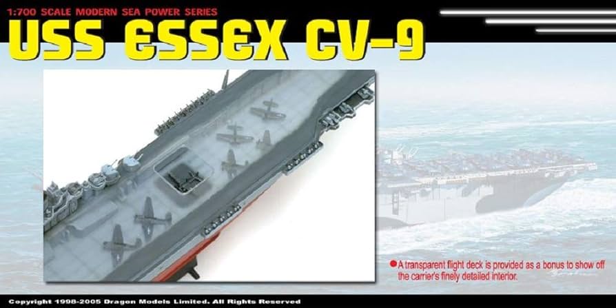 Amazon | ドラゴン 1/700 アメリカ海軍 航空母艦 U.S.S.エセックス CV