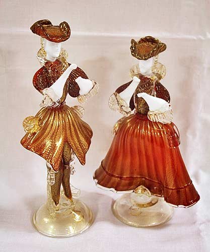 Amazon.co.jp: イタリア製 ベネチアンガラス 人形 オブジェ ダンサー