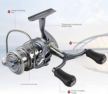 Amazon | Penkeef リール釣り 1500S 6.4:1 スピニングリール ダブル