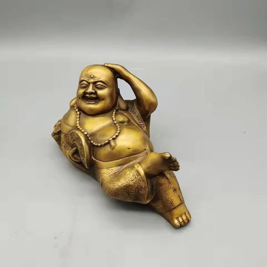 Amazon.co.jp: 古美色 七福神 布袋 様 布袋さん 置物 弥勒仏 ＿『大腹