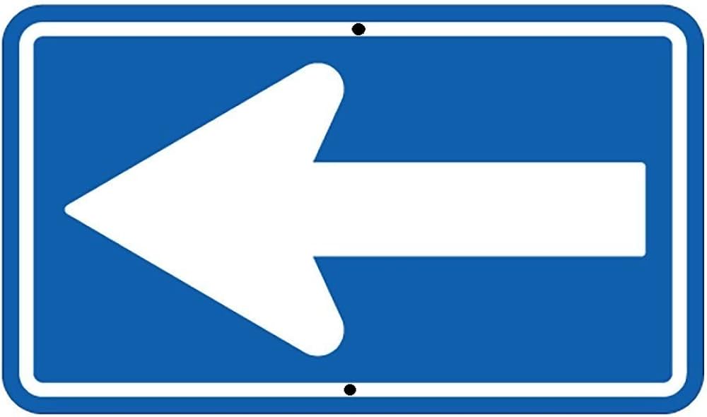 Amazon | 【395-421】道路用標識 一方通行 | 安全標識 | 産業・研究