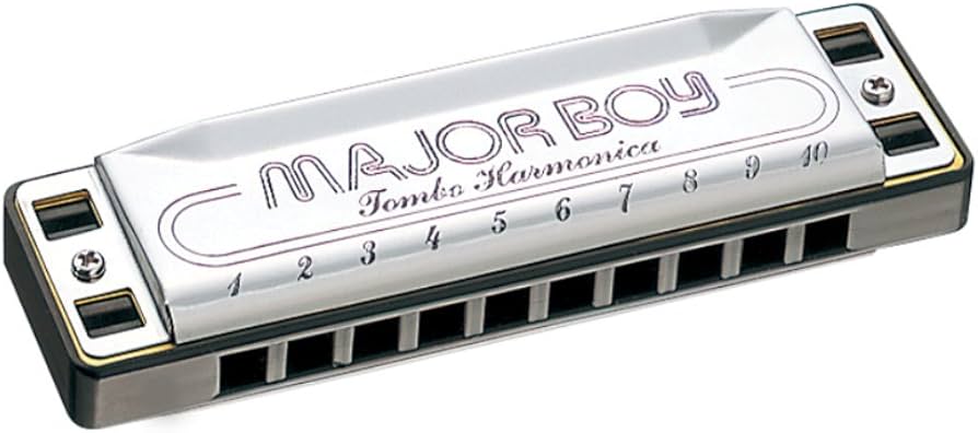 Amazon.com: Tombo Major Boy F 10 holes harmonica : Musical Instruments