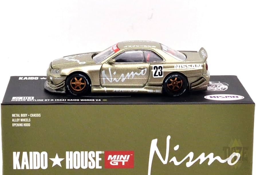 Amazon | MINI GT 街道はうす ニッサン・スカイライン GT-R (R34) 街道