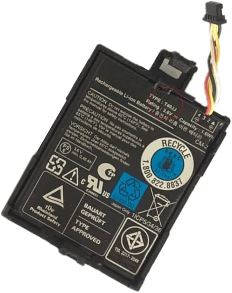 Amazon.co.jp: PSE認証済T40JJ 互换 バッテリーFor Dell PowerEdge