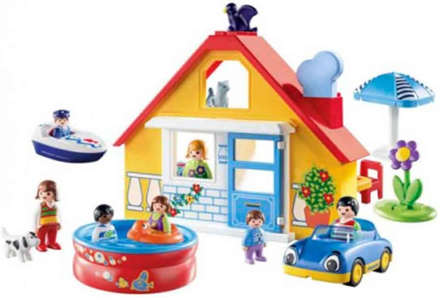 Amazon.co.jp: プレイモービル - ホリデーホーム、9527、カラフル