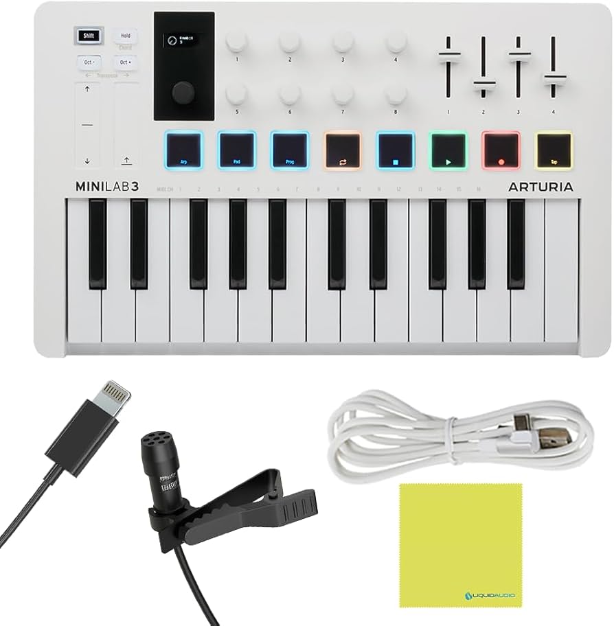 Amazon.com: Arturia MiniLab 3 MIDI Keyboard Controller, Lavalier