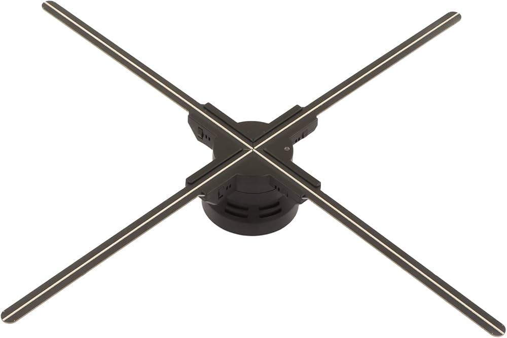 Amazon.co.jp: 3D ホログラム ファン プロジェクター、600x600 mm 卓上