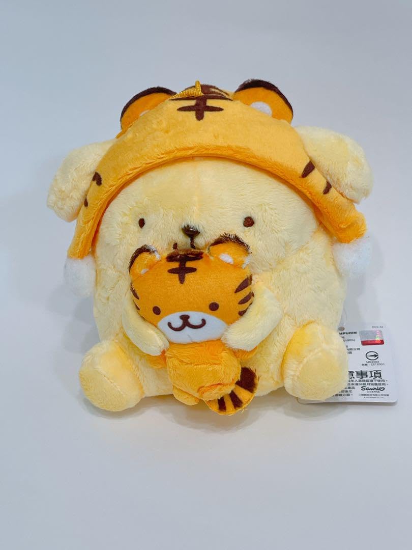Amazon.co.jp: ポムポムプリン 台湾 限定 トラ ぬいぐるみ マスコット