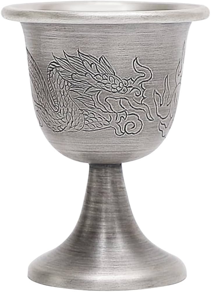 Amazon.co.jp: 帰銀堂GuiYinTang 金龍 純銀 おちょこ 純銀999 酒器 銀