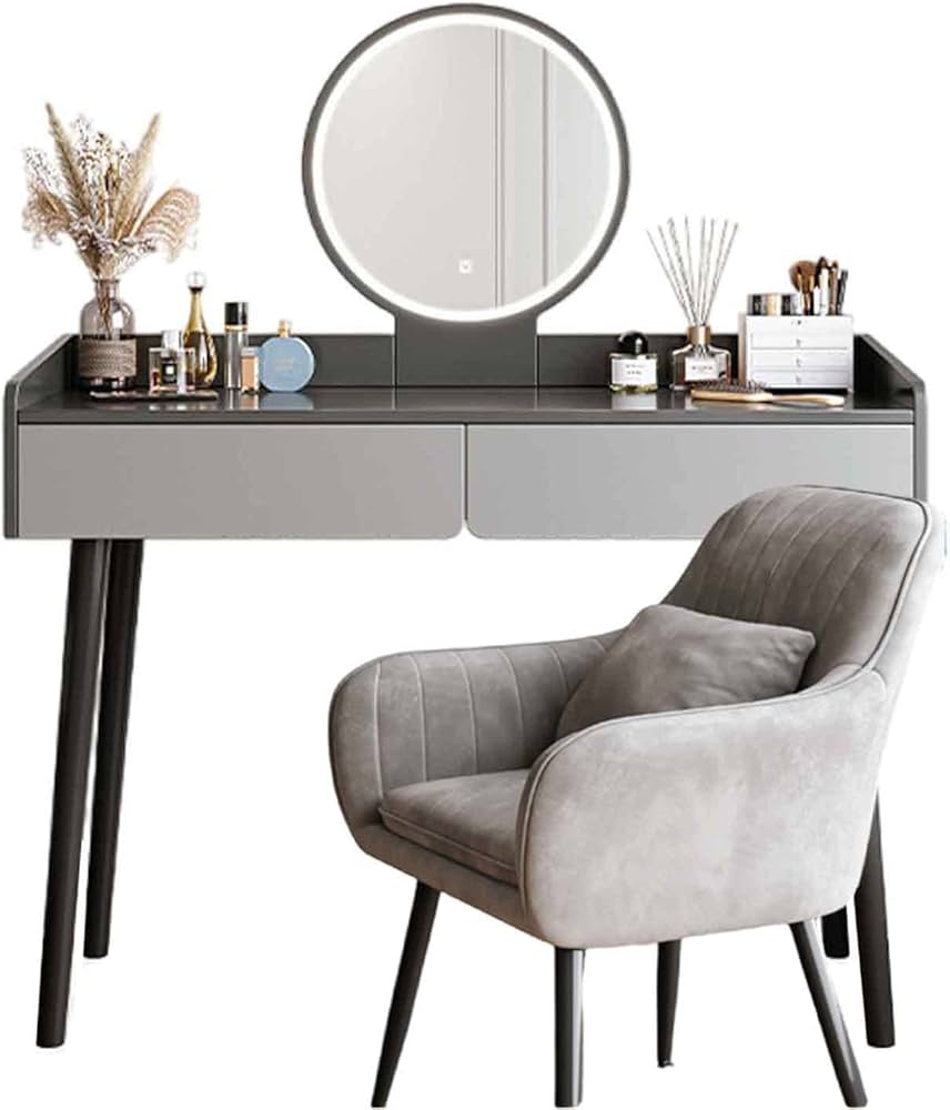 Amazon｜ドレッサーテーブル 化粧台 コンパクト 鏡台 ドレッサー