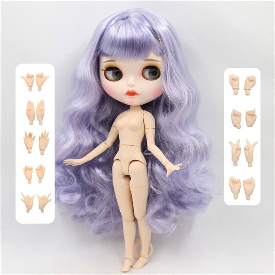 Amazon.co.jp: ネオ ブライス 紫の髪、白い肌、マットでキュートな