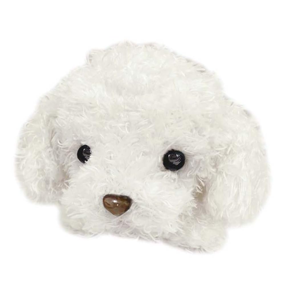 Amazon | モンスイユ ぬいぐるみ トイプードル ホワイト 犬 パプス