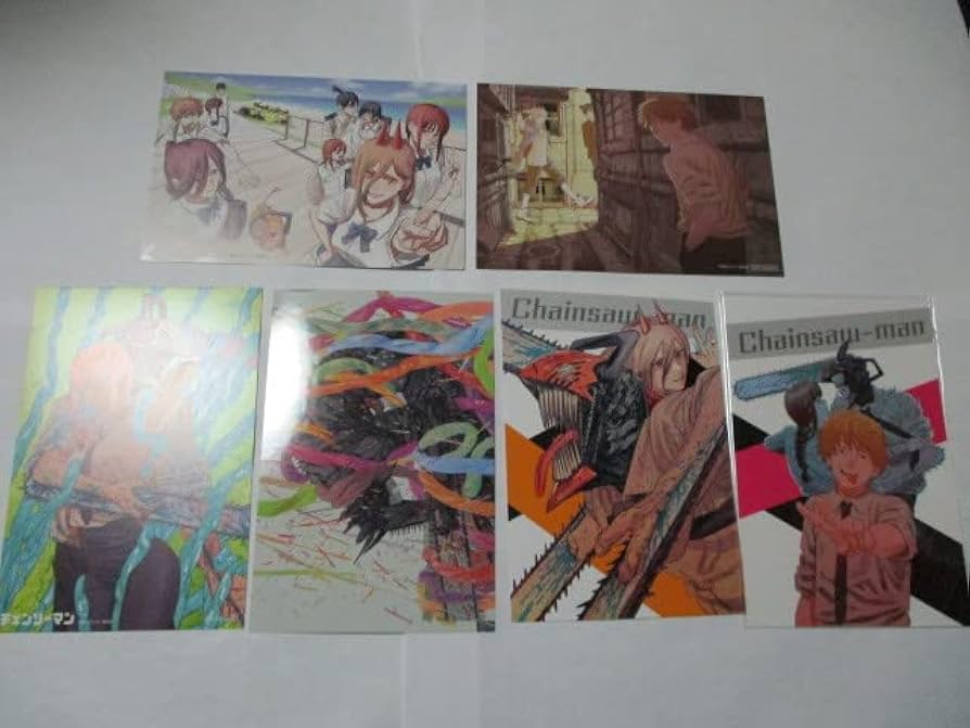 Amazon.co.jp: アニメ チェンソーマン 特典 ポストカード 6枚セット