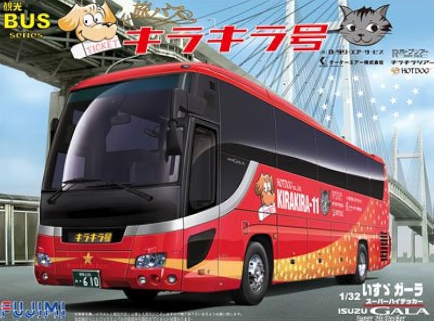 Amazon | フジミ模型 1/32 観光バスシリーズ BUS5 いすゞガーラ SHD 旅
