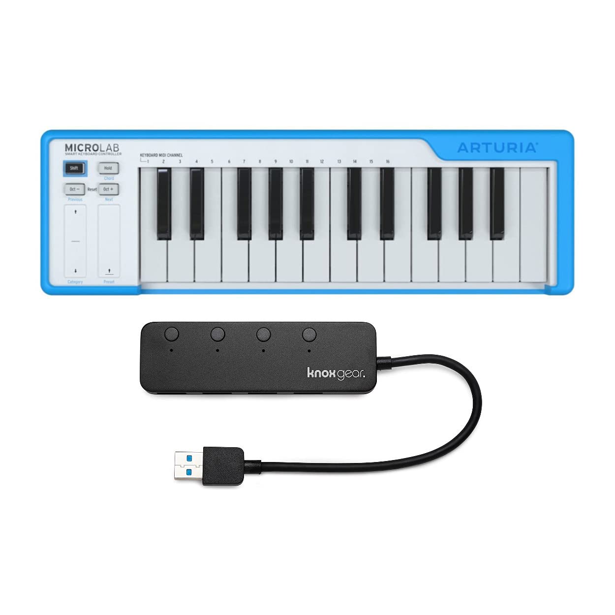 Amazon | Arturia MicroLab 25キーUSB MIDIキーボードコントローラー