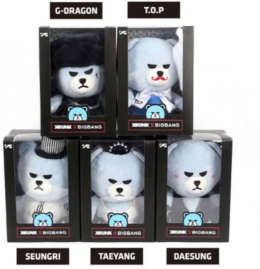 Amazon.co.jp: BIGBANG X KRUNK plush toy +a ver2 ビッグバン
