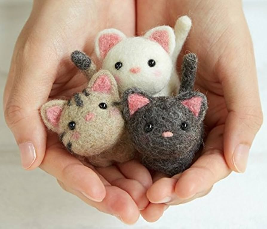 Amazon | スターターセット付き ねこのお友だち 手作りキット (白猫