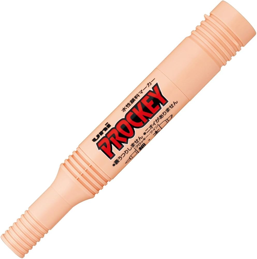 Amazon.co.jp: 三菱鉛筆 水性サインペン プロッキーツイン 細字+太字