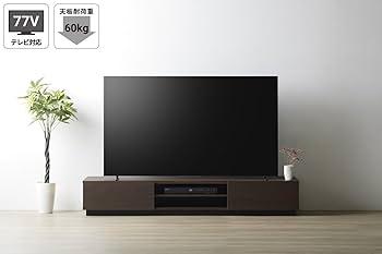 Amazon.co.jp: 朝日木材加工 テレビ台 リオラ 77型 対応 幅176cm