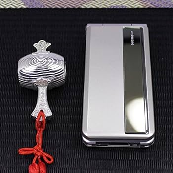 Amazon.co.jp: 置物 銀製 打ち出の小槌・こづち 大 （梅都工房作品