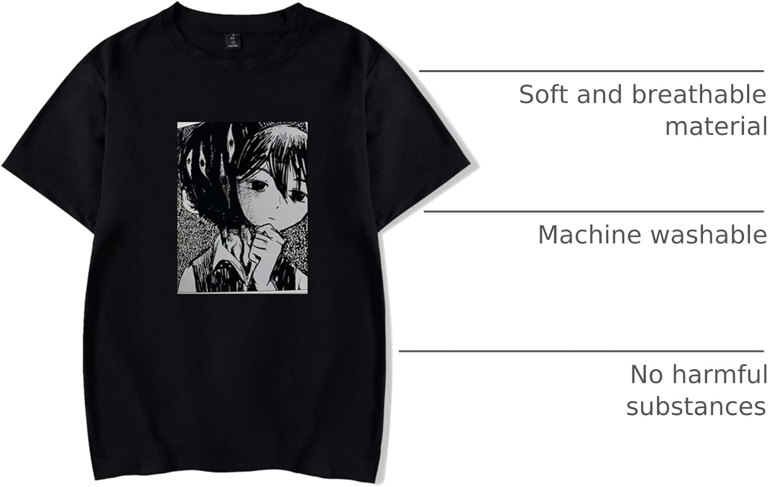 Amazon.com: Omori Merch Tshirt Unisex,Men's Short Sleeves T-Shirt