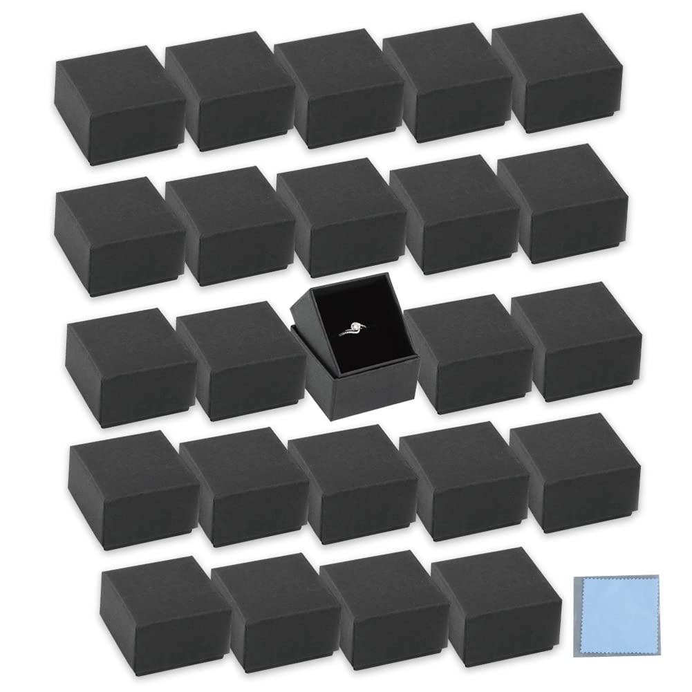 Amazon.co.jp: (アウプル) 指輪 ギフト ボックス 正方形 5×5×3cm 24個
