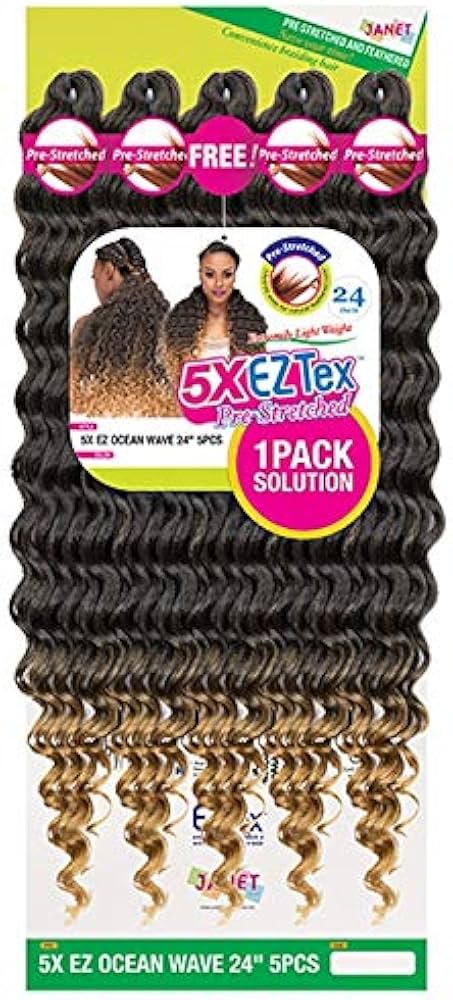 Amazon.com : Janet Collection - 5X EZ Ocean Wave - 5PCs - Pre