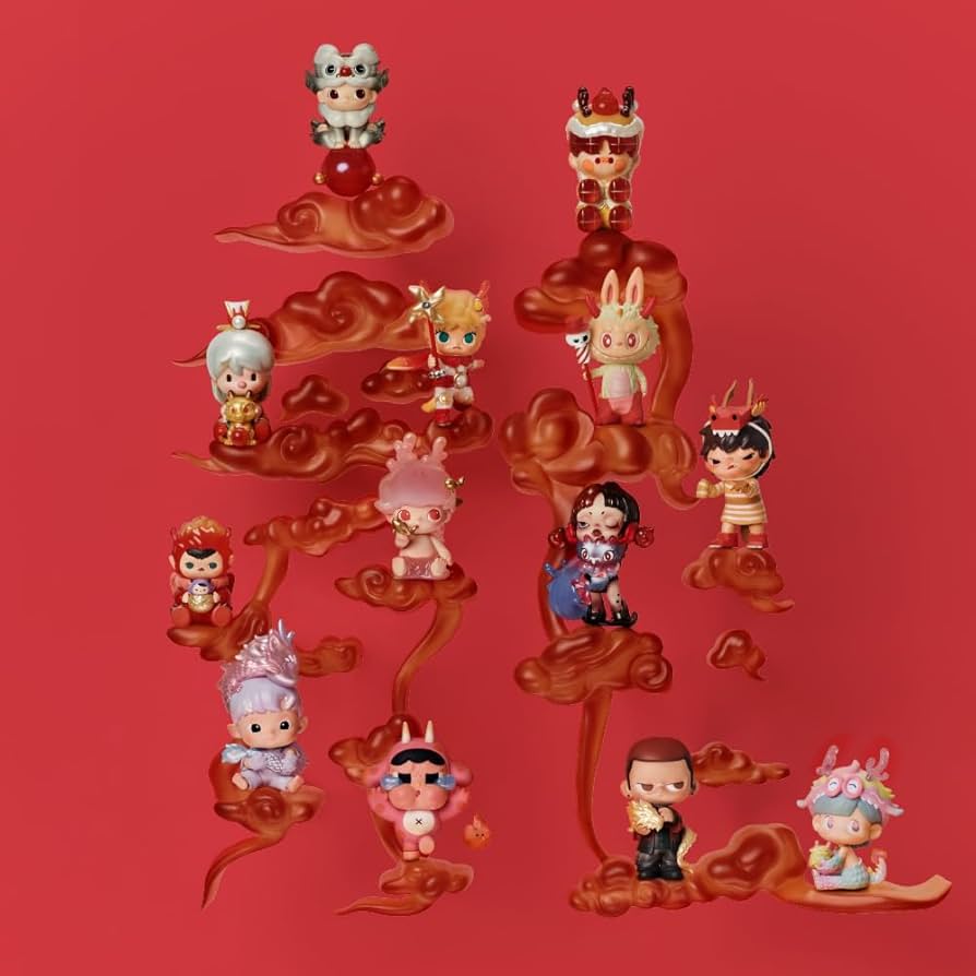 Amazon.co.jp: POPMART Loong Presents the Treasure Series Figures