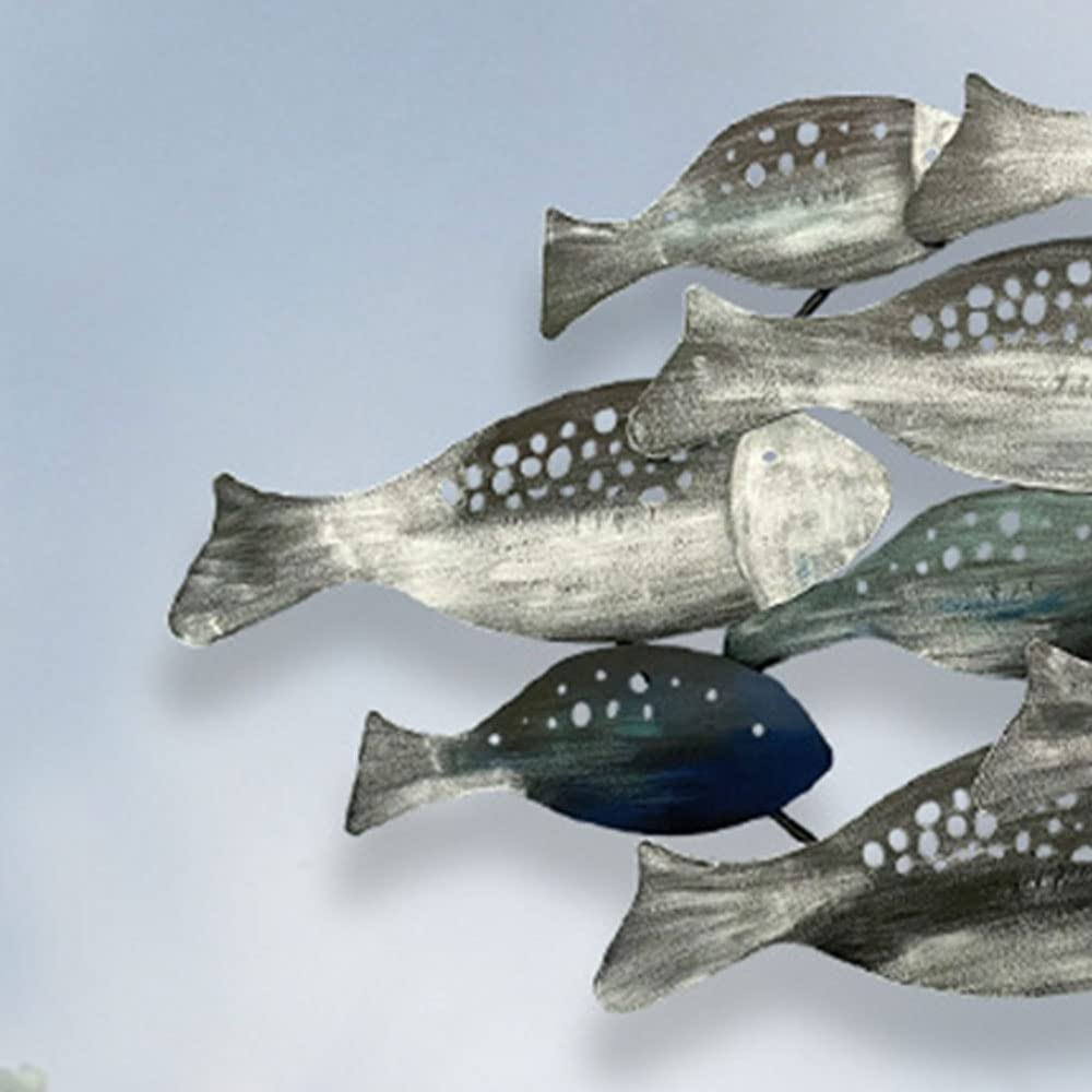 Amazon.co.jp: RNQZ 50 x 20.8インチ メタルフィッシュウォール