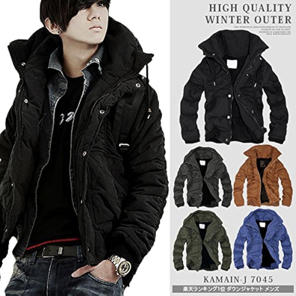 Amazon | KAMAIN-J 7045 ミリタリージャケット 迷彩 m65 ダウン MA-1